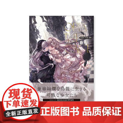 预售[日文原版]MISSILE228画集Open the Cage 日本P站画师插画动漫二次元哥特少女人物画册作品集 玄