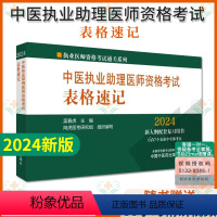 [正版]2024中医执业助理医师资格考试表格速记 执业医师考试通关系列 吴春虎 新大纲配套复习用书 600个表命中全部