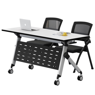 金菲罗格办公折叠培训桌椅组合拼接可移动折叠会议桌