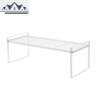 厨房橱柜桌面铁艺多分层置物架锅碗调味料品隔层储物收纳架子 三维工匠