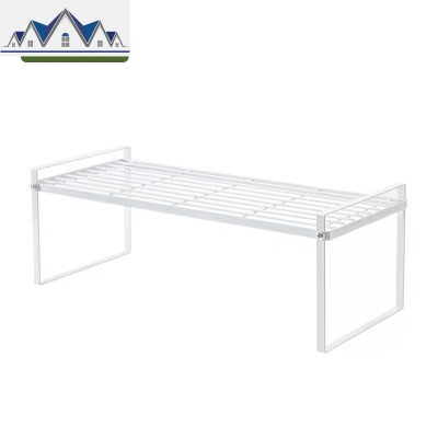 厨房橱柜桌面铁艺多分层置物架锅碗调味料品隔层储物收纳架子 三维工匠