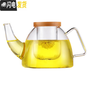 三维工匠茶壶 创意大象玻璃套装过滤花茶壶 大耐热泡茶壶水壶茶具
