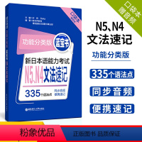 [正版]蓝宝书口袋本 功能分类版新日本语能力考试N5N4文法速记 附音频 华东理工大学出版社 n5n4级新日语jlpt