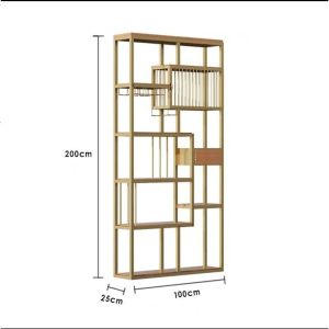 小铁匠铁艺酒架隔断落地酒柜红酒收纳架酒杯置物架酒吧KTV展示架