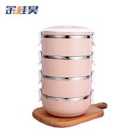 金桂昊 304 不锈钢 饭盒 四层 个