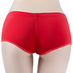 欲之诱惑 透明情趣内裤 sm激情裤头 女性感情趣内衣 开档露臀拉链内裤 三角包臀低腰免脱裤头挑逗 丝光红 默认尺寸 丝光红 默认尺寸