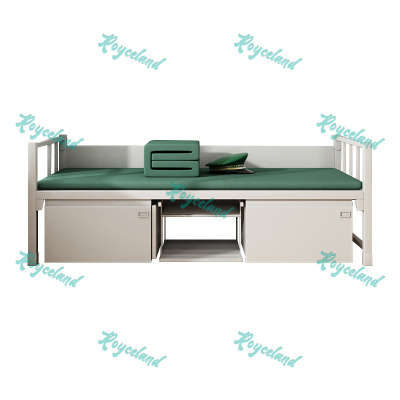 洛诗莲 制式营具单人床营房宿舍铁架床钢制组合单人床公寓床含床下柜