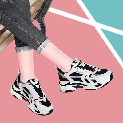 百年纪念新款圆头厚底低帮鞋时尚系带休闲鞋2021防水台女鞋子利德尚品2329