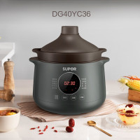 苏泊尔(SUPOR) 电炖锅 4L多功能电炖盅 可预约炖汤锅 热水快炖煲汤 煮粥锅 优质紫陶内胆 DG40YC36