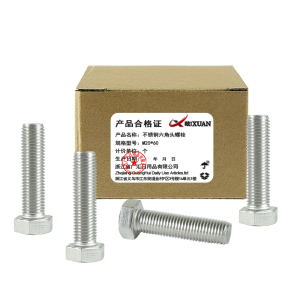 昡 不锈钢六角头螺栓 M20*60 个