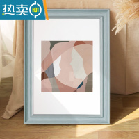 敬平欧式画框挂墙相框24寸30寸20装裱5075cm定制4K8海报框广告框美式 做旧玉 24寸挂墙 [可放50.8*60