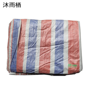 沐雨栖 加厚彩条布 6米宽*50米 卷