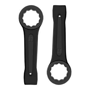 立伟铁牛敲击梅花扳手33mm/把