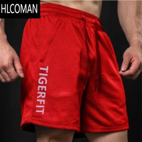 HLCOMAN健身GYM运动速干透气网眼短裤男夏季美式休闲宽松篮球训练五