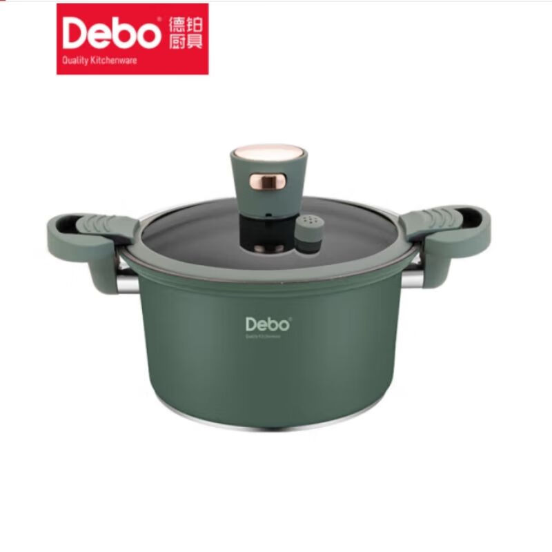德铂(Debo) 米尔斯微压锅不粘煲汤锅22cm 3.5L DEP-DS323