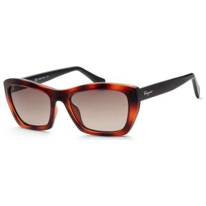 Ferragamo女士时尚UV防护mm宽镜片太阳镜SFS