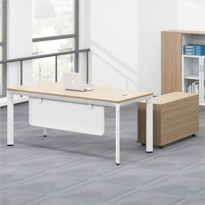 迅众 1.6米经理办公桌主管办公桌老板经理办公桌简约现代中班大班台