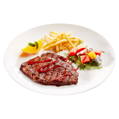 24.9元包邮 恒都 黑胡椒牛排 4片套餐 送酱包100g*4