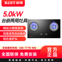 华帝 百得(BEST)5.0大火力燃气灶AQ15 梯焱猛火 零秒启动 一级能效 液化气