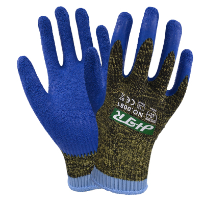 海太尔/HTR 迷彩钢丝乳胶防割手套 0081 一副