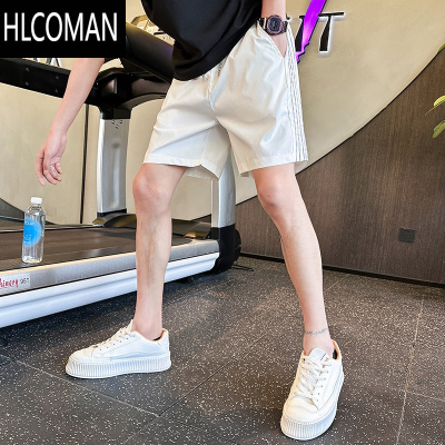 HLCOMAN短裤男士夏季潮牌痞帅薄款五分裤2025新款裤子男款潮流四分休闲裤
