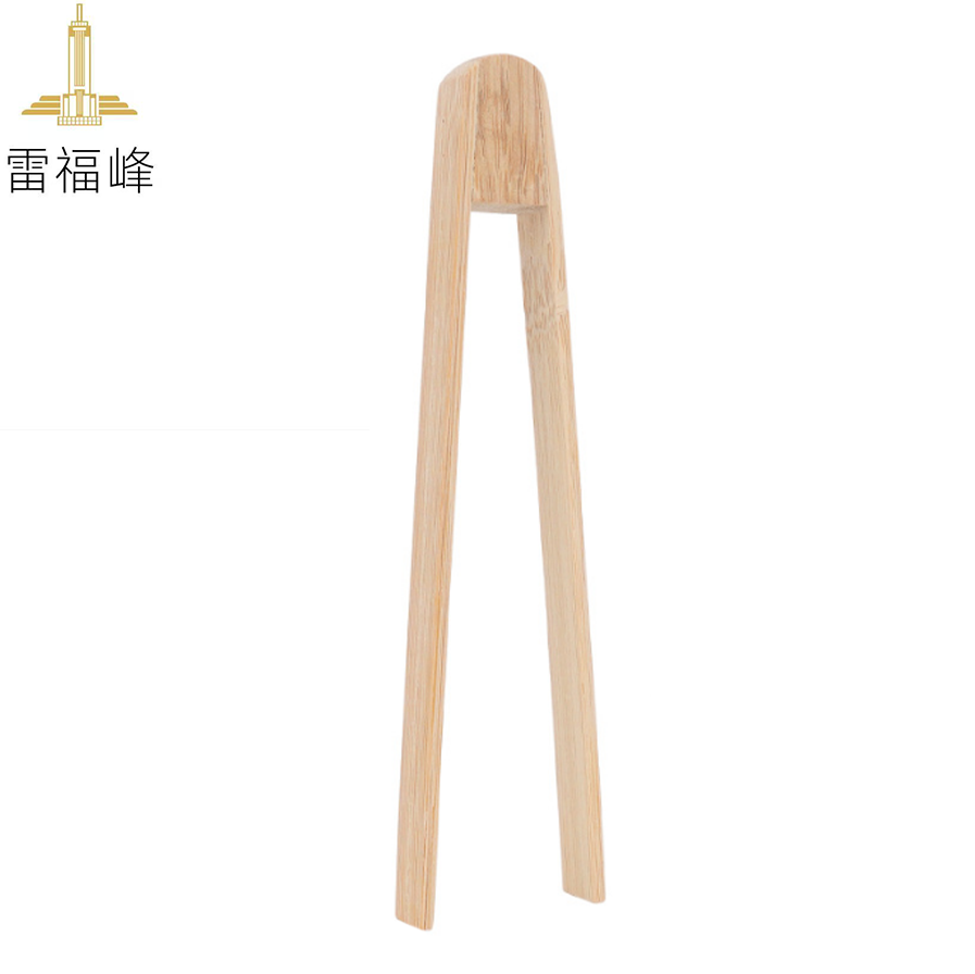 雷福峰 U形食品夹竹制15cm/个