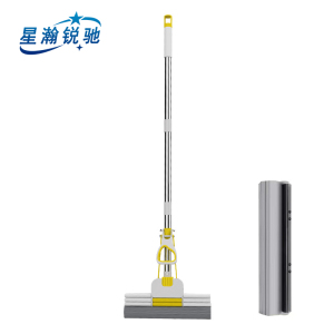 星瀚锐驰 滚轮式海绵拖把38cm 共两头 XH-ZP112 把
