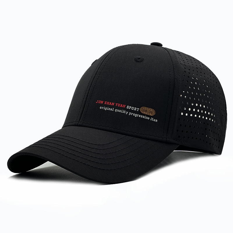 速干网眼帽子男夏季透气大头围棒球帽韩版硬顶鸭舌帽防晒遮阳帽女