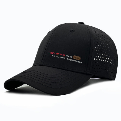 速干网眼帽子男夏季透气大头围棒球帽韩版硬顶鸭舌帽防晒遮阳帽女