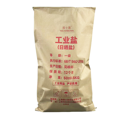 围士莲 工业盐(日晒盐) 50KG 袋