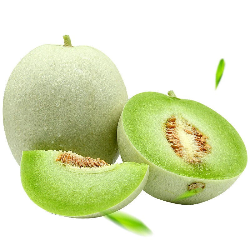 誉福园山东冰激凌瓜玉茹玉菇甜瓜4.5斤-5斤 单个约750g