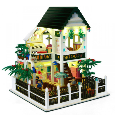 星堡积木创意天空之城MOC系列小颗粒拼装音乐盒6岁12儿童玩具浪漫心房1500粒