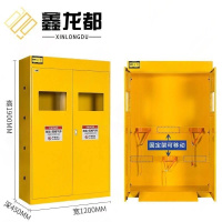鑫龙都防爆气瓶柜三瓶无报警台