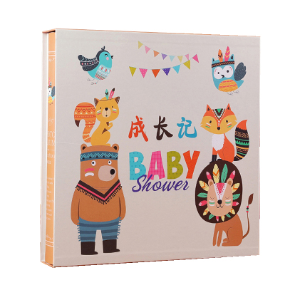 相册本插页式过塑大容量相簿情侣纪念册-B款（5-10寸）成长记1066张