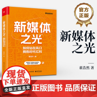 店 新媒体之光 如何站在风口拥抱时代红利 讲透新媒体营销的底层逻辑和顶层设计 各个当红新媒体平台运营策略和实操方法