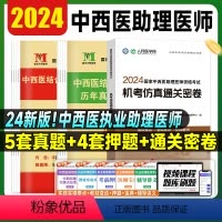 [正版]天明2024年中西医结合执业助理医师资格考试辅导用书历年真题精解考前绝密押题模拟试卷学海机考仿真通关密卷搭贺银