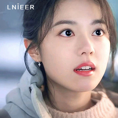 在暴雪时分赵今麦同款S925纯银爱心耳环女2025年新款耳坠耳圈耳饰送女朋友老婆情人节七夕生日礼物