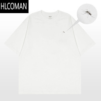 HLCOMAN国潮创意蚊子印花短袖t恤宽松简约趣味搞怪男女小众设计感ins长袖