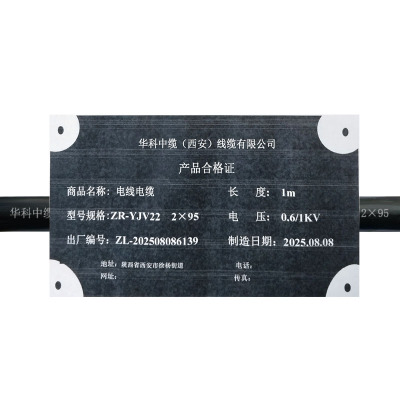华科中缆 电缆 ZR-YJV22-2*95 米