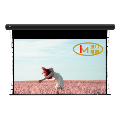 JK经科G-FL/2t 120寸4:3电动遥控拉绳软幕高清投影机投影仪幕布