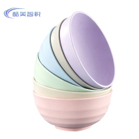 酷美智悦 小麦秸秆碗20cm*6个 KM-CJ108 套