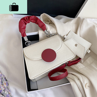 百搭ins女士小包包2020流行新款潮时尚链条斜挎包网红手提小方包NEW LAKE女斜挎包