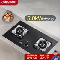 老板ROBAM 燃气灶 5.0kW 单灶具 双眼灶 燃气灶嵌入式 液化气灶JZY-22B1A (液化气)