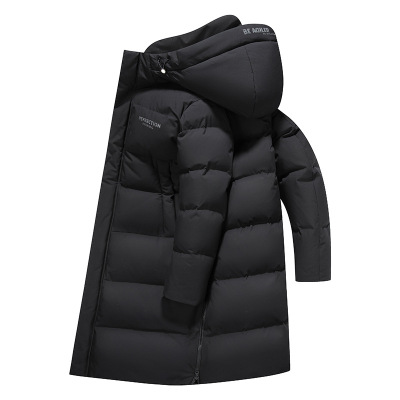 男装过膝长款极寒羽绒服冬季新款连帽加厚潮流羽绒服