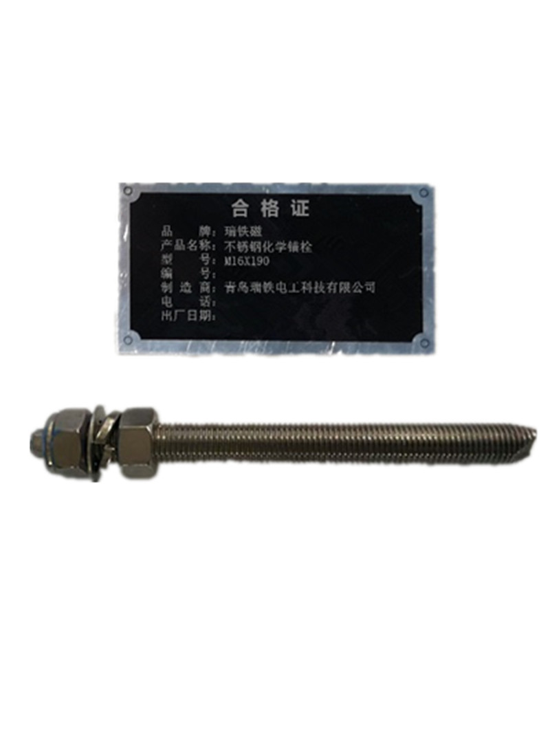 瑞铁磁 不锈钢化学锚栓 M16X190 套
