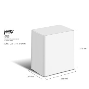GAOK2277按压式垃圾桶家用客厅卧室卫生间厕所带盖大号纸篓塑料