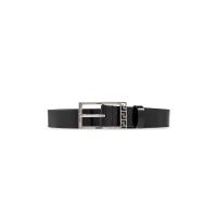 Versace[当季新品]男式皮带简约经典黑色宽版商务休闲