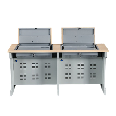 SONGLIM 盛松林 双人位翻转电脑桌 1400mm*600mm*700mm 张