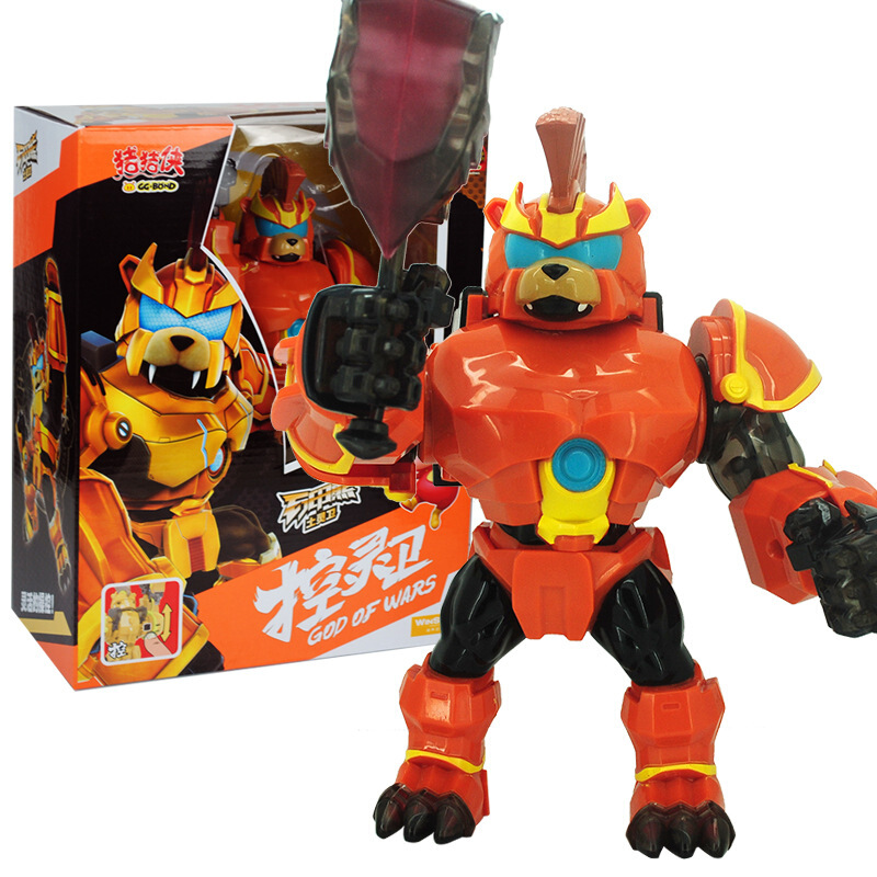 铁拳虎大电影版人偶玩具套装 控灵卫6618d