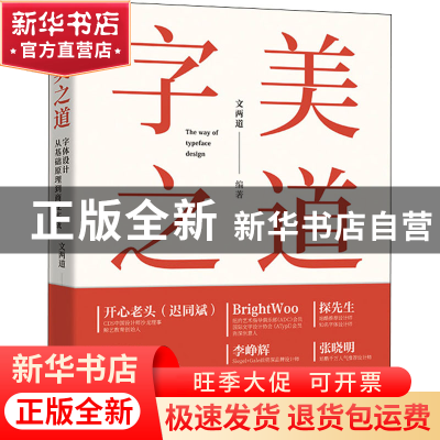 正版 字美之道 字体设计从基础原理到商业实战 文两道 电子工业出